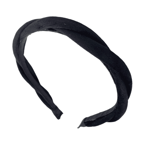 Cerchietto velluto Melody nero - Headband